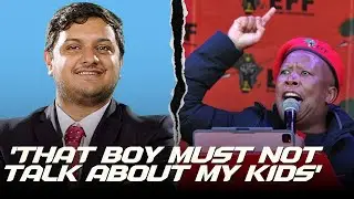 Julius Malema responds to Deputy Finance Minister Ashor Sarupen speaking about his kids