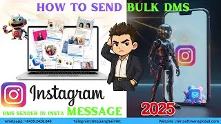 Dms Sender In Insta | How To Send Bulk Message On Instagram 2025