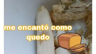 🍞🍌😋Así preparé un pan de plátano esponjocito #WOW