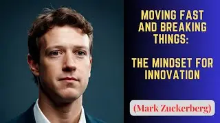 Inspirational Quotes (Agility) # 014: Move Fast and Break Things (Mark Zukerberg)