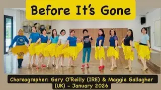 Before It’s Gone Line Dance - Demo by Coach Dwi Astutiningsih & ASSC Group