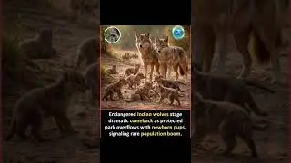 Legends of the Wild: The Indian Wolf Family 🌲