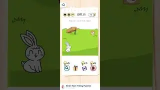 Help Me Catch That Rabbit. || Brain Test Level 81 || #shorts #viralshorts #braintest