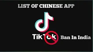 List of Ban Chinese App
