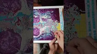 Drachen Stickbild #hobby #homemade #kreuzstich #sticken #crossstitch
