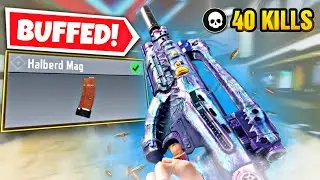 Dropped 40 KILLS with The BUFFED SWORDFISH! Best Swordfish - Blue Mantis Gunsmith Loadout COD Mobile