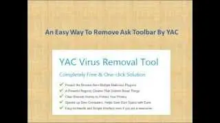 How To Remove Ask Toolbar Completely