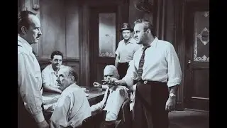 The story opens inside an empty New York City jury room where a judge can be heard instructing jury