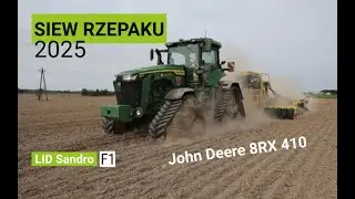 Siew rzepaku LID Sandro &ndash; 50 ha w systemie bezorkowym | Rzepak ozimy 2025
