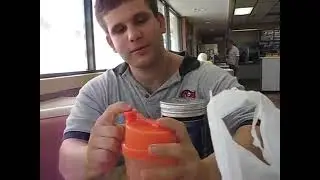 Jason Genova poses & heads to Burger King after training!