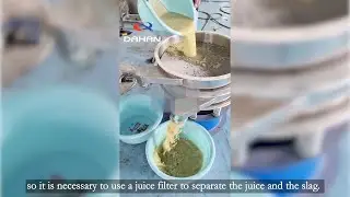 Fruit juice vibrating filter sieve