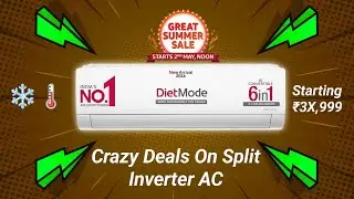 5 Best Split Inverter AC | Amazon Great Summer Sale 2024 | Crazy Deals On Air Conditioner