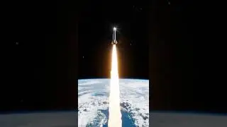 Rocket Launch Seen from Space | 4K IMAX Cinematic Shot | Ultra-Realistic Visuals #nasashorts