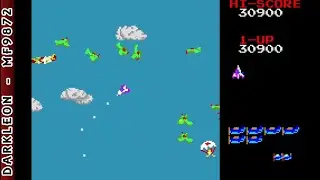 Game Boy Advance - Konami Collector's Series - Arcade Advanced - Time Pilot &copy; 2002 Konami - Gameplay