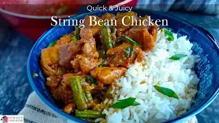 Healthy String Bean Chicken Stir Fry | Easy Low-Calorie Weeknight Dinner