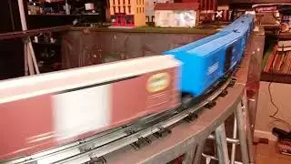 My Four foot Steel Trestle layout from the past..Time flys!