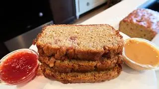 Peanut Butter And Jelly Banana Bread | Easy Recipe 