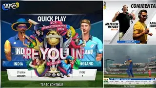 WCC3 first gameplay walkthrough|| Akash chopra commentary||Womens cricket