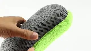 2 in 1 microfiber car wash sponge