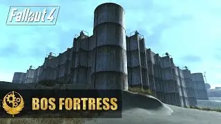 Fallout 4: Spectacle Island Settlement Build - BOS Fortress | No Mods