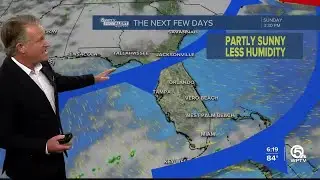 WPTV First Alert Weather Forecast for Evening of Oct. 13, 2023