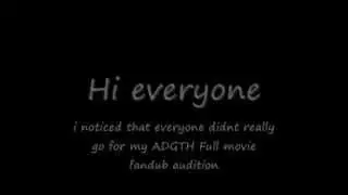 Full Movie fandub auditions (votes are closed)