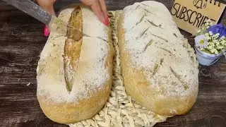 I Never Buy Bread Again! 🥖 10-Minute Homemade Bread Recipe | Easy & Super Fluffy