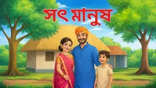 সৎ মানুষ। Bangla Cratoon। Moral Story।Tomraj moral stories bangla।
