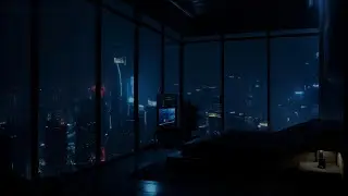 Rainy City Night 🌧️ Rain Sounds for Deep Sleep & Relaxation