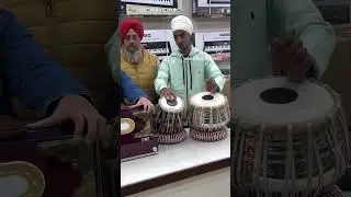 Anoopjot at Nagi musical instruments, Patiala 🫰🫰💜💜