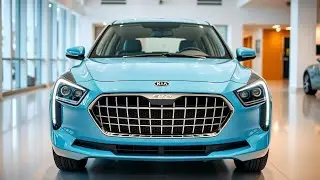 2025 Kia EV5 Cyan Color Unveiled Full Walkaround.