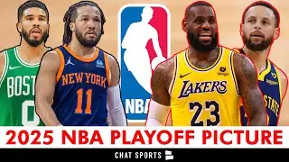 2025 NBA Playoff Picture: Bracket, Schedule, Play-In Tournament For Western & Eastern Conference