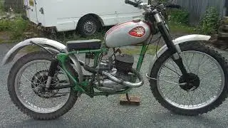 My very first motorbike, this BSA Bantam from 1956 was my introduction to motorbikes back in 1976.
