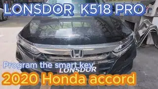 Lonsdor K518 Pro: Add Smart Key for 2020 Honda Accord