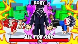 Trolling Players as ALL FOR ONE in Roblox Strongest Battlegrounds!