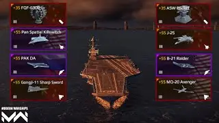 USS ENTERPRISE WITH VIP ITEMS AND NON VIP BOMBERS || ACE COMBAT || MODERN WARSHIPS
