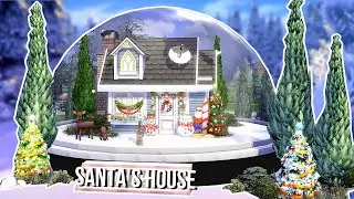 TINY HOUSE IN SNOW GLOBE//The Sims 4:Speed Build