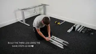 ND HD3 Triple Motor Corner Desk Assembly