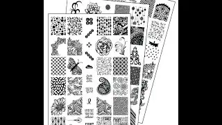 Uberchic Collection 3 Stamping Plate Review/Swatch