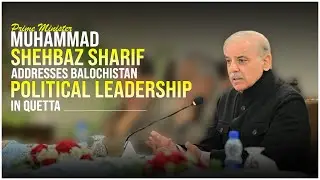 Prime Minister Shehbaz Sharif Meets Balochistan Political Leadership During Quetta Visit