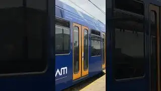 Sheffield Supertram 102 Departing Sheffield Station Tram Stop