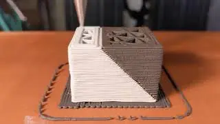 Two Color Clay 3D Printing