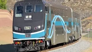 Metrolink Test Train on the Perris Valley Line