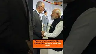 Germany's Chancellor Merz departs for India to meet PM Modi