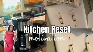 Kitchen Cleaning Motivation |Clean With Me | Sunday Reset