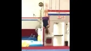 Round Off Back Handspring Layout Tutorial With Coach Meggin! (Professional Gymnastics Coach)