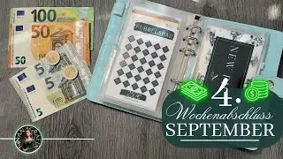 4. WOCHENABSCHLUSS I September I echte Einnahmen & Ausgaben I Wochenabschluss #budgetieren