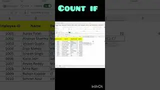 #countif function in excel #exceltutorial #excelformula