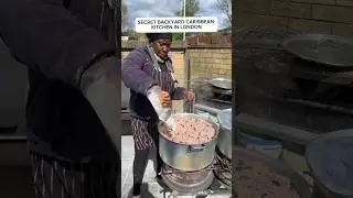 Скрытое карибское барбекю на заднем дворе в Лондоне #гурман #скрытыежемчужины #еда #лондон #шорты