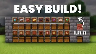 Easy Automatic Item Sorter In Minecraft 1.21.11 for Java & Bedrock | Copper Golem Simple Sorter